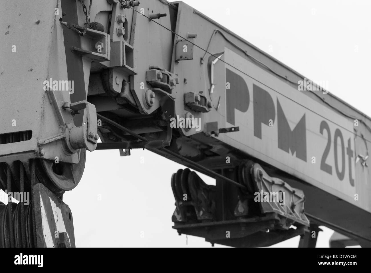 PPM 20 t-LKW-Kran Stockfoto