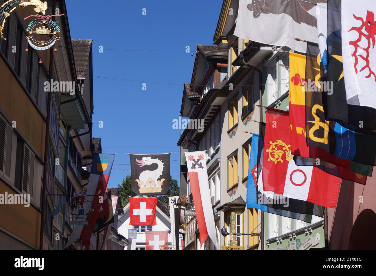 Stadt Appenzell, Schweiz Stockfoto