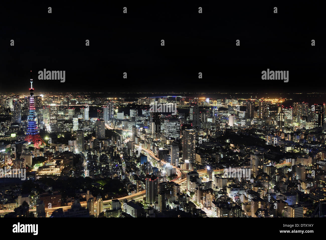 Skyline von Tokyo Stockfoto