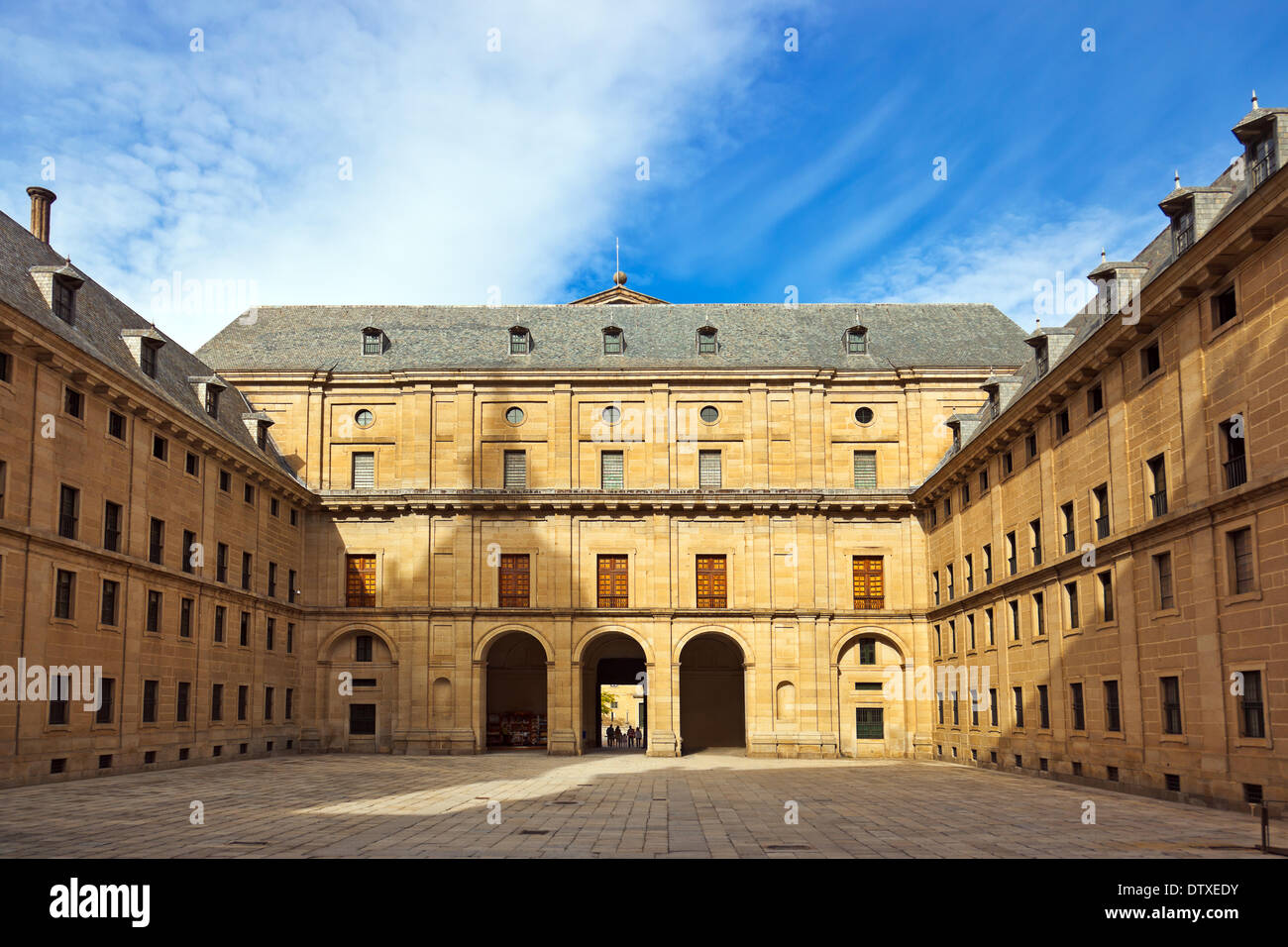 Schloss Escorial in der Nähe von Madrid Spanien Stockfoto