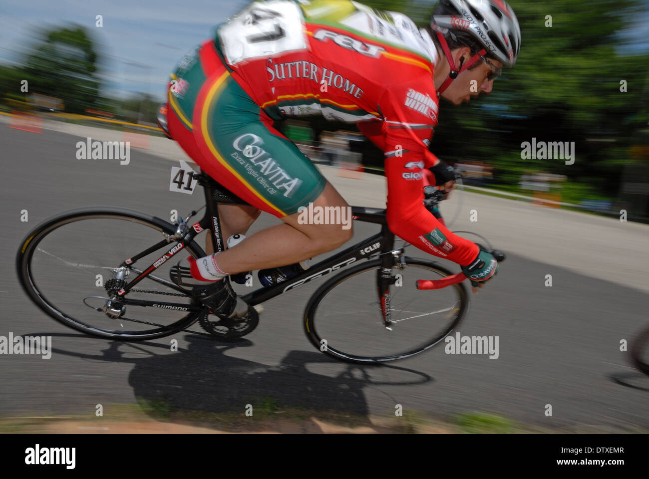 Professionelle Radrennen durch die Straßen von Philadelphia, Pennsylvania, USA. Stockfoto