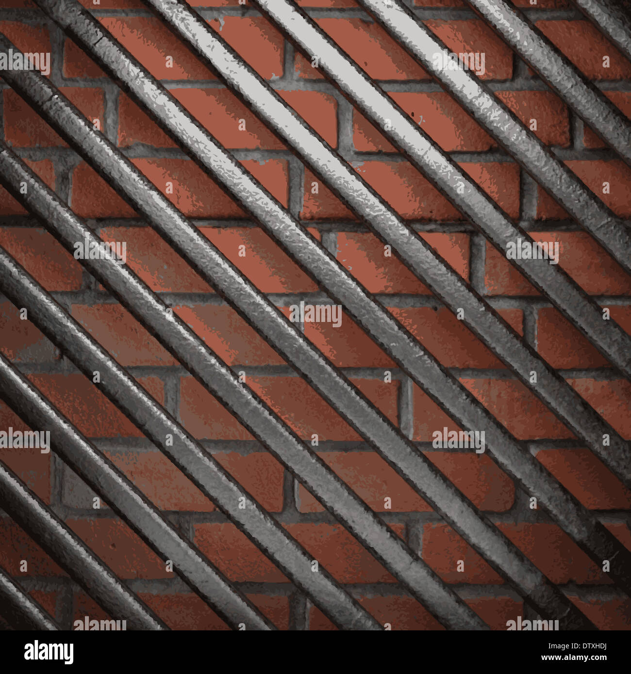 Metall und Stein Hintergrund Stockfoto