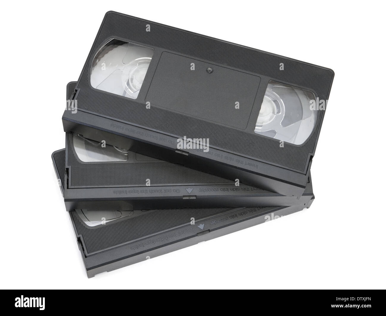 Stapel von Videokassetten Stockfoto