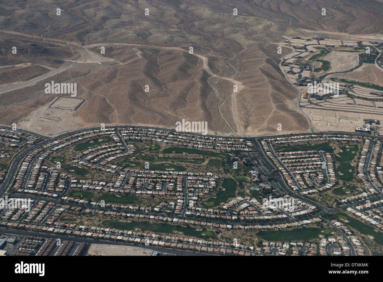 Aerial Unterteilung Phoenix Arizona Stockfoto
