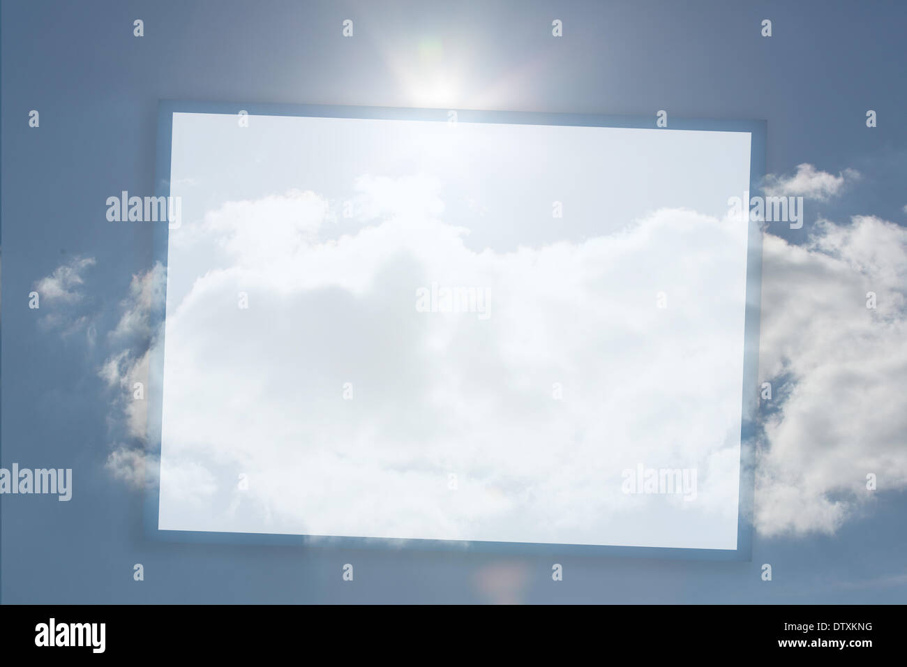 Klaren Bildschirm Stockfoto