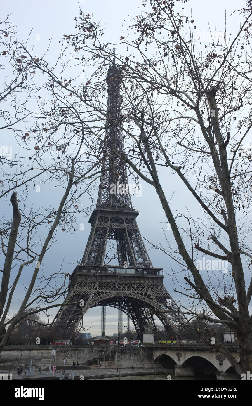 Eiffelturm, Paris Frankreich, Tour Eiffel Stockfoto