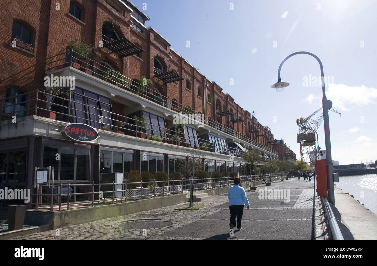 Puerto Madero, Buenos Aires, Argentinien Stockfoto