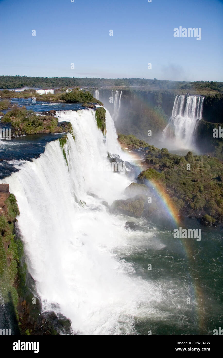 Iguazu falls, Misiones, Argentinien Stockfoto