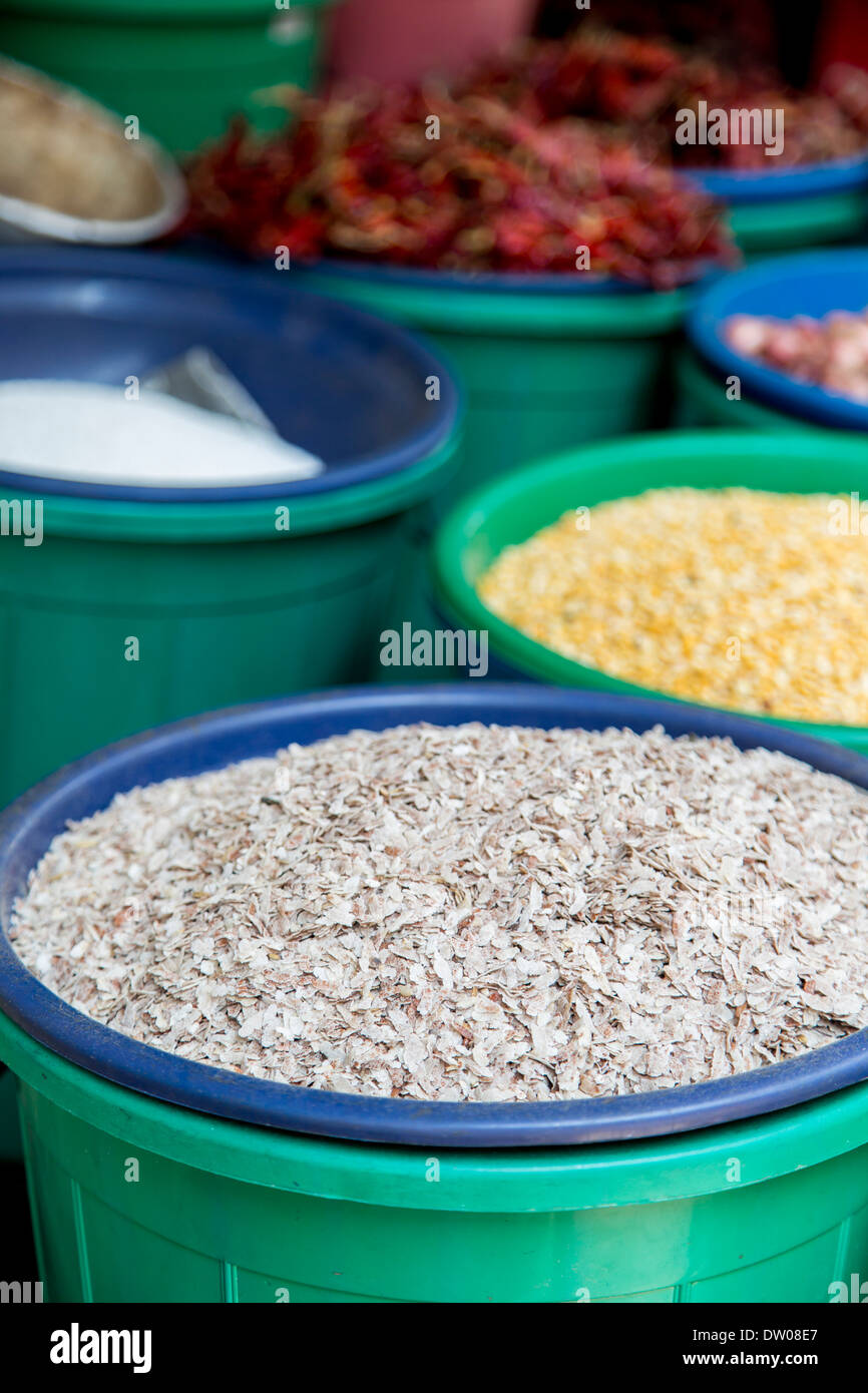 Getreide-Lebensmittel auf dem Markt Stockfoto