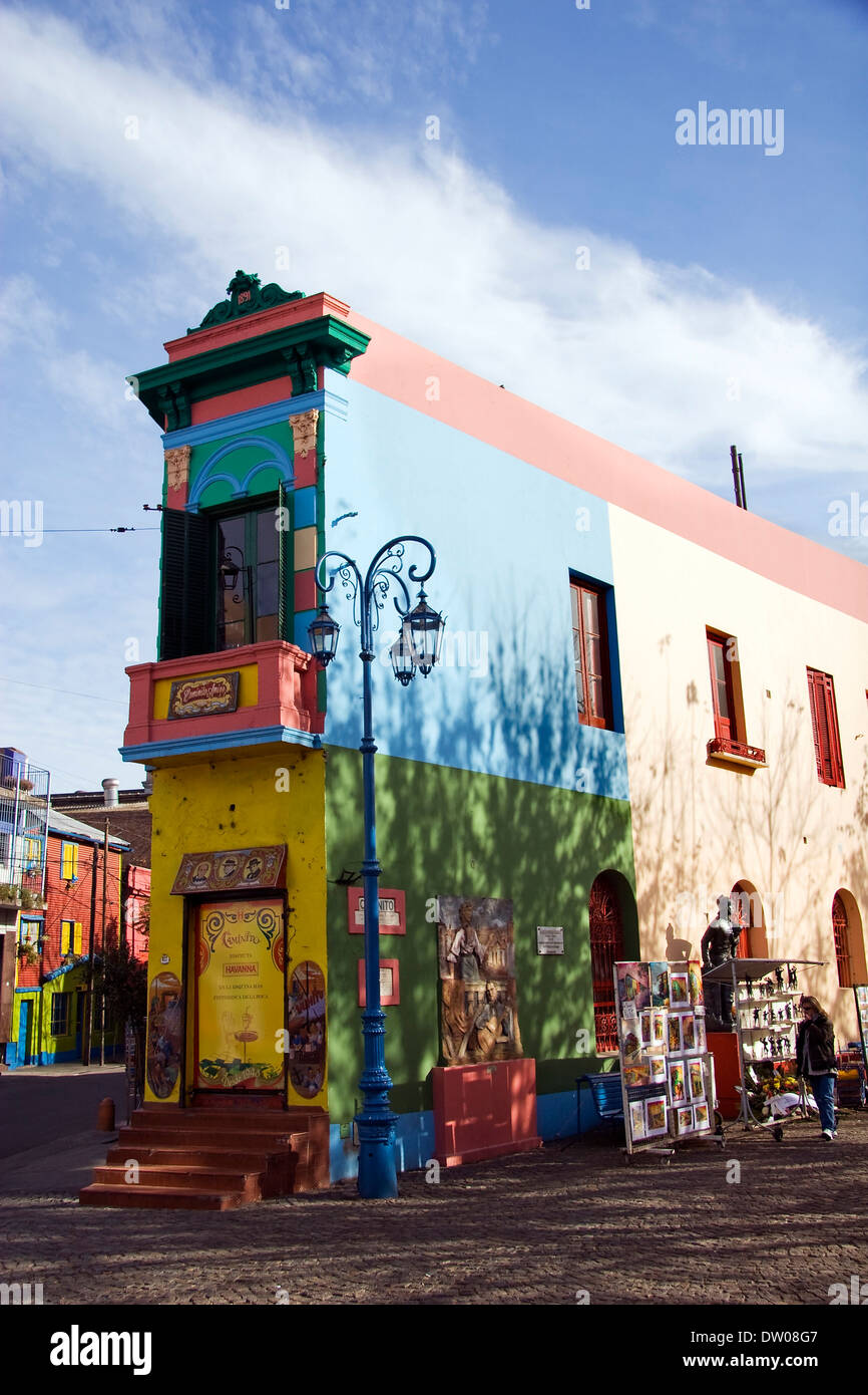 Caminito, la Boca, Buenos Aires, Argentinien Stockfoto