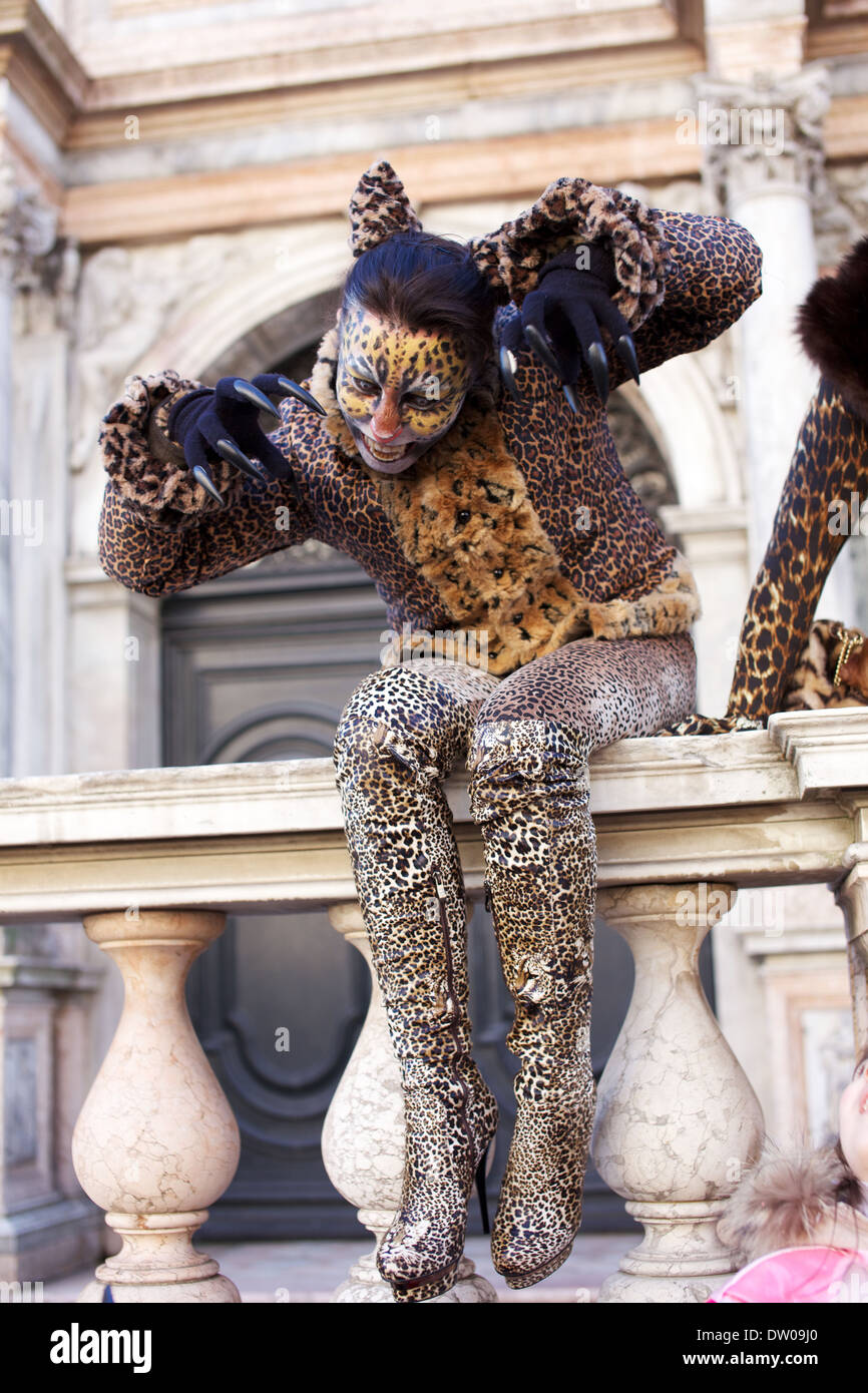 Karneval in Venedig 2014 Stockfoto