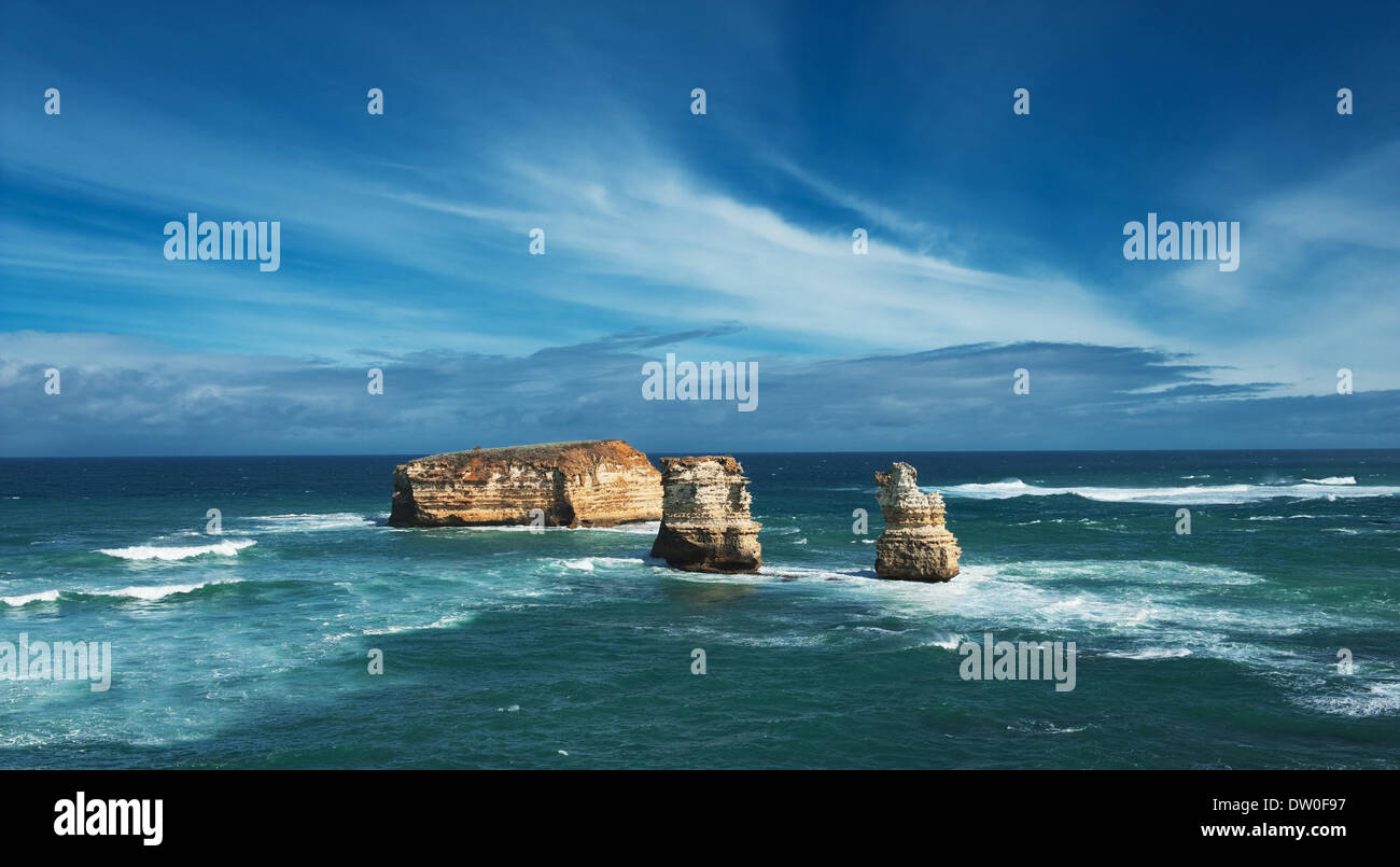 berühmte australische Felsen Stockfoto