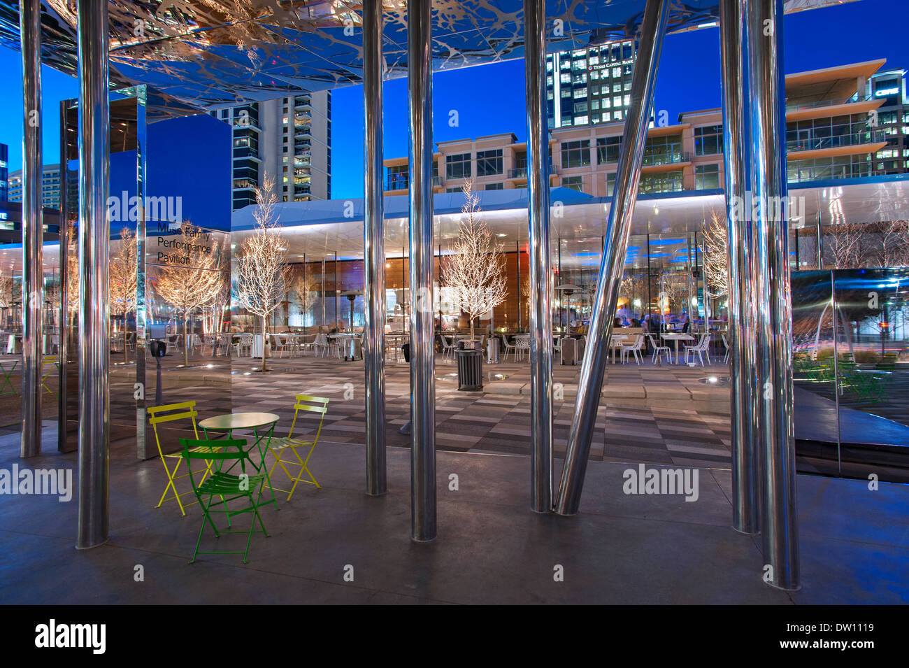 Klyde Warren Park, Dallas, Texas Stockfoto