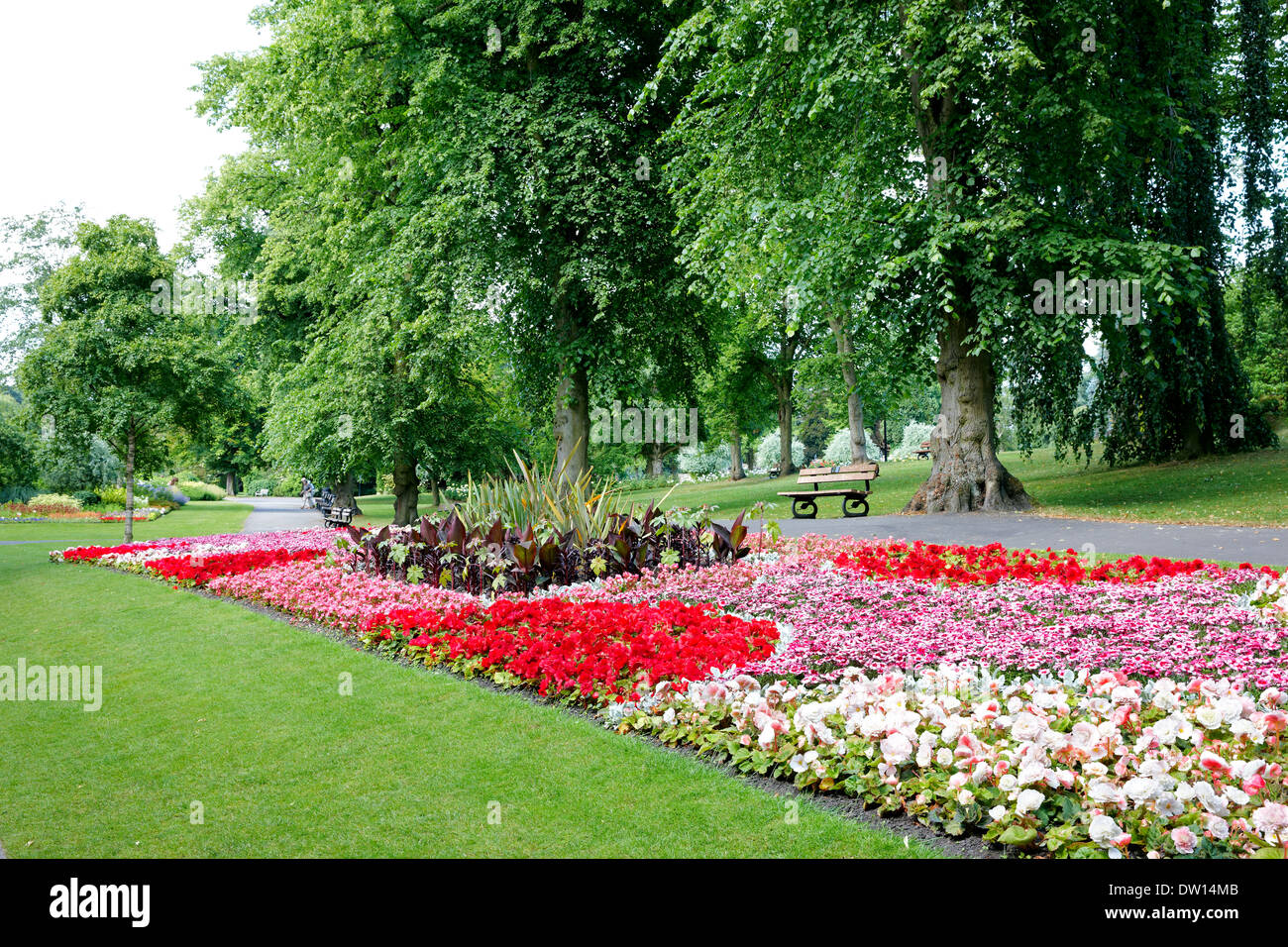 Valley Gardens in Harrogate, Nordyorkshire Stockfoto