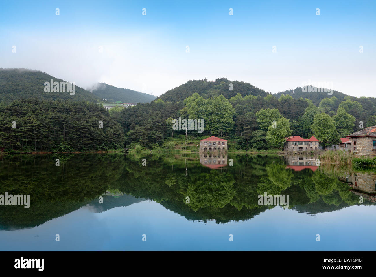 ruhigen Landschaft in lushan Stockfoto
