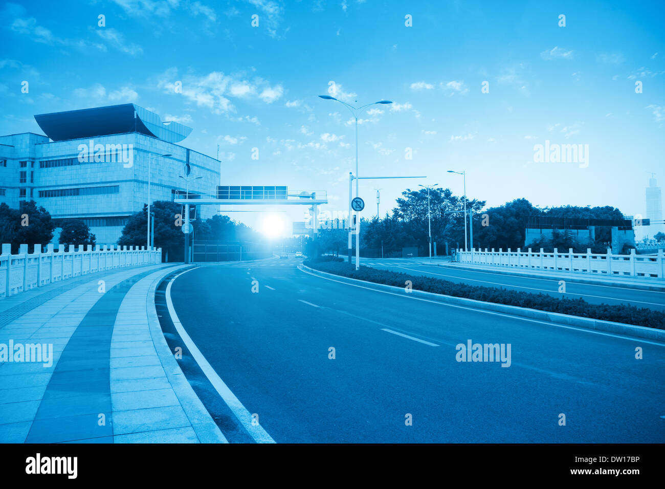 Stadt-Straße Stockfoto