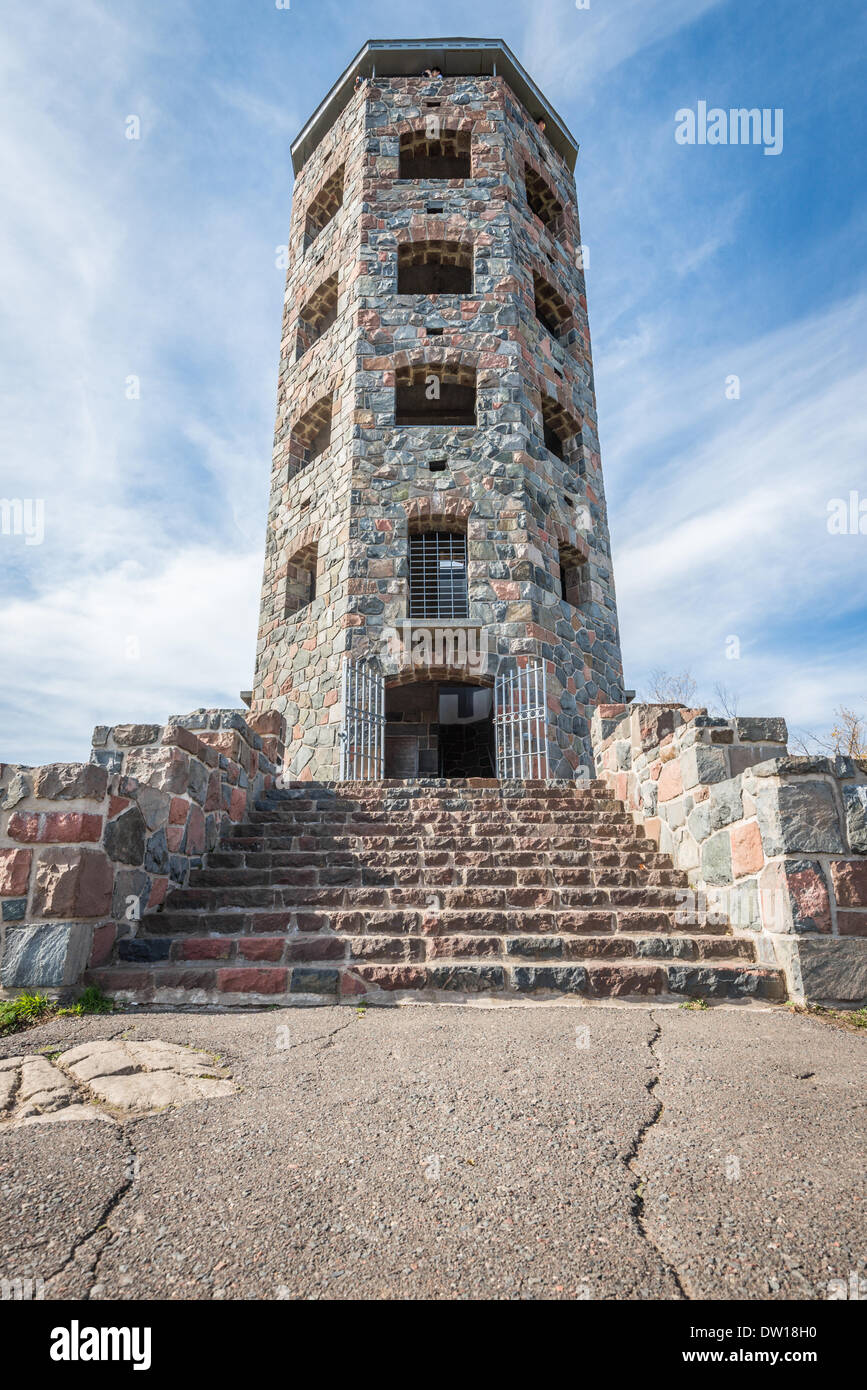 Hierhin der Steinturm Stockfoto