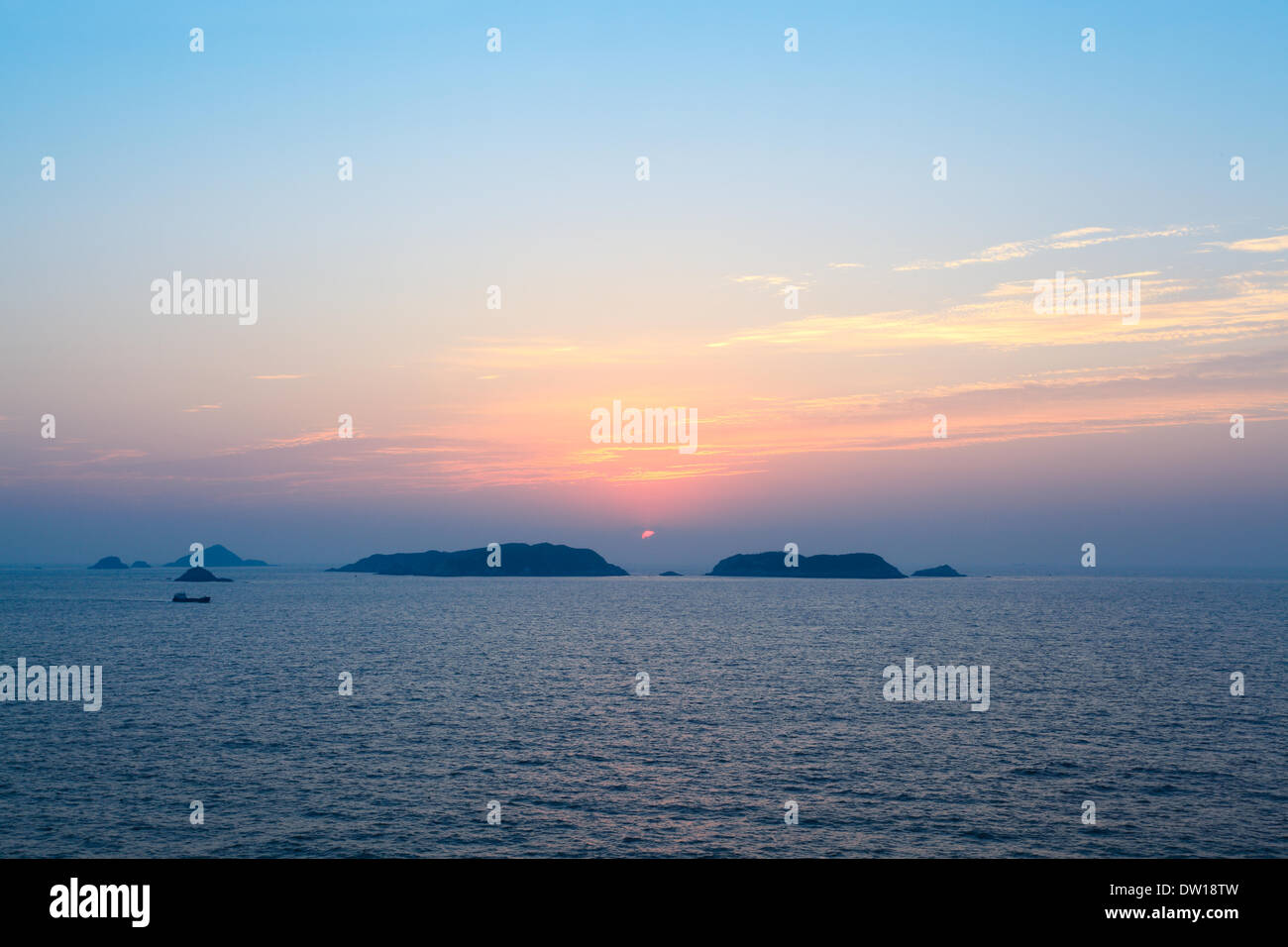 Meer Sonnenaufgang Stockfoto