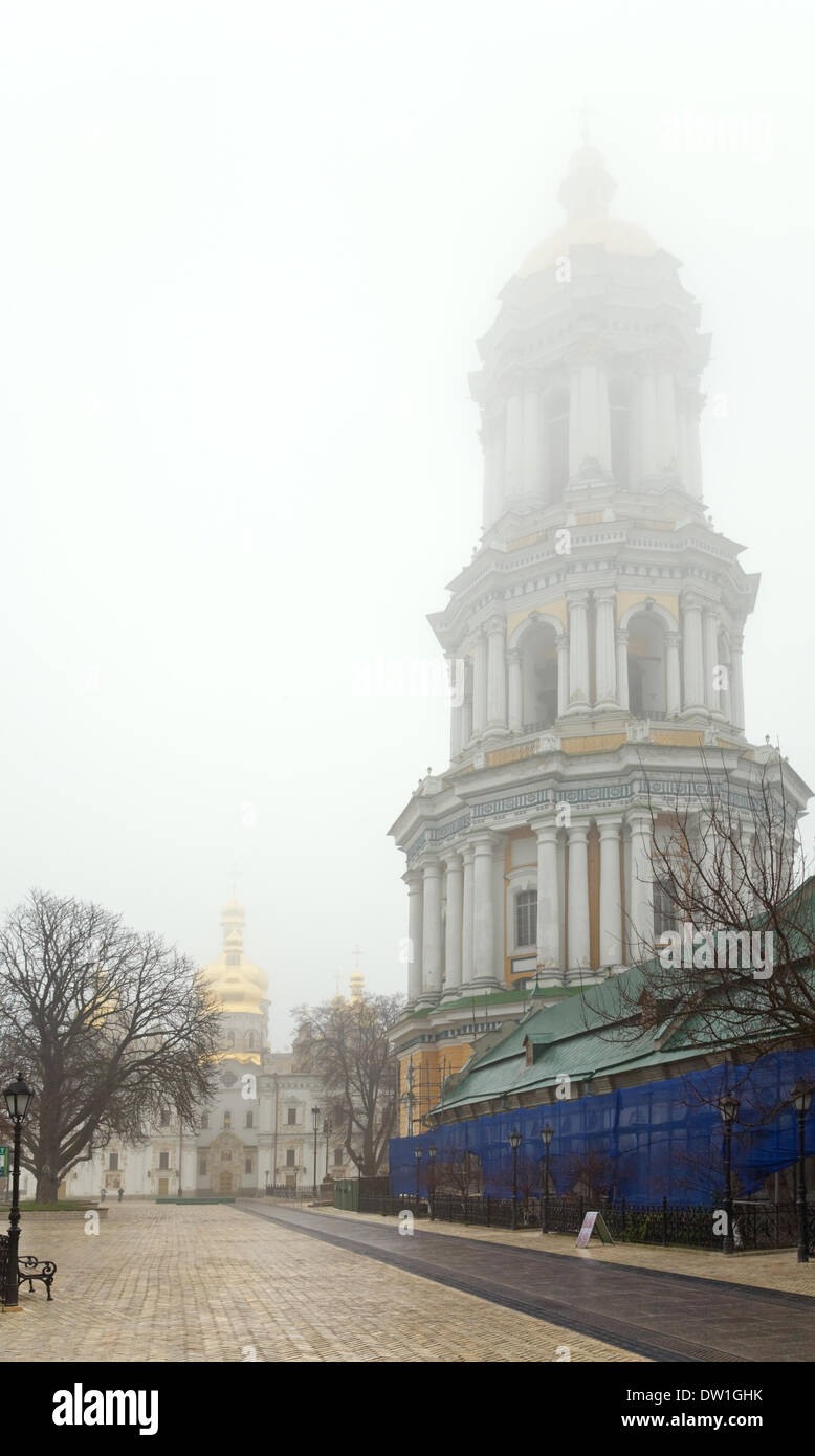 Kyjevo-Pecherska Lavra Kirche Ansicht Stockfoto