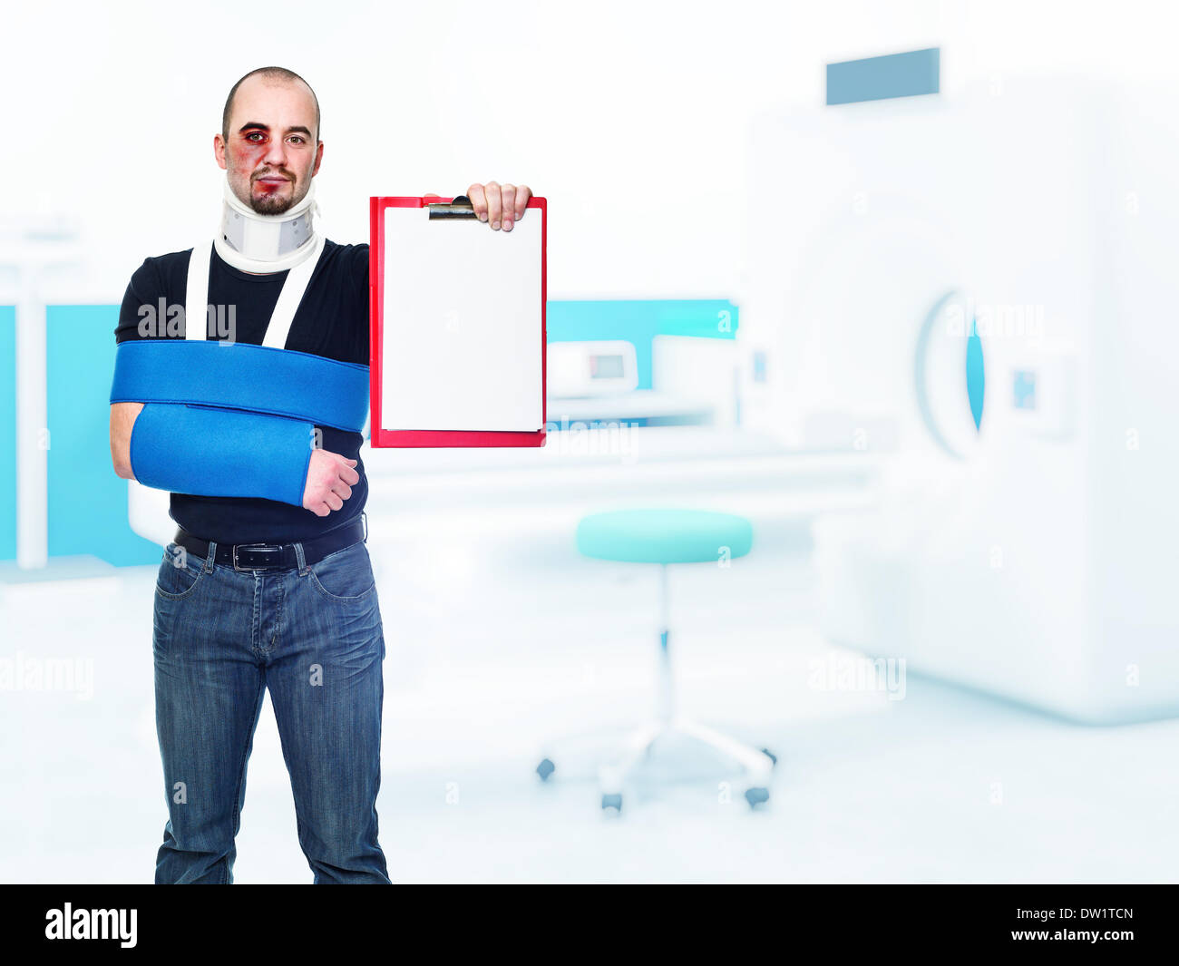 Geben Sie das Geld Stockfoto