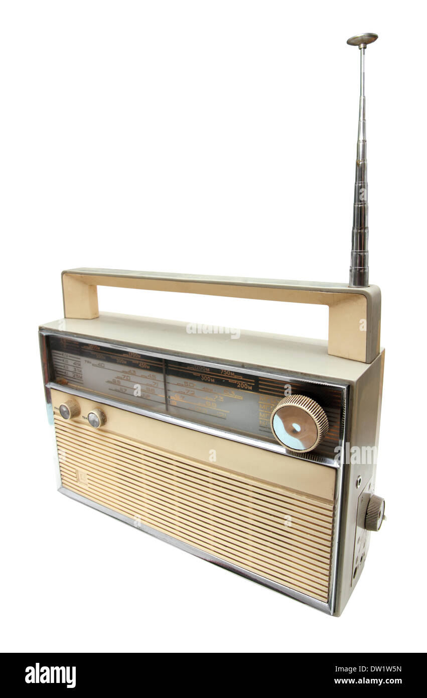 alten Radio-Empfänger Stockfoto