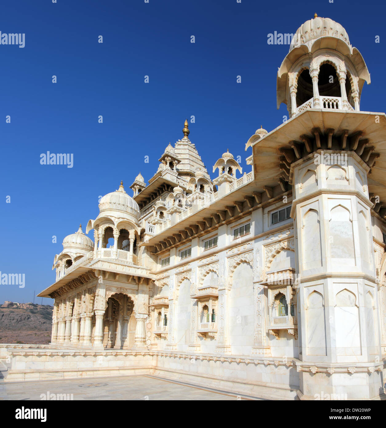 Jaswant Thada Mausoleum in Indien Stockfoto