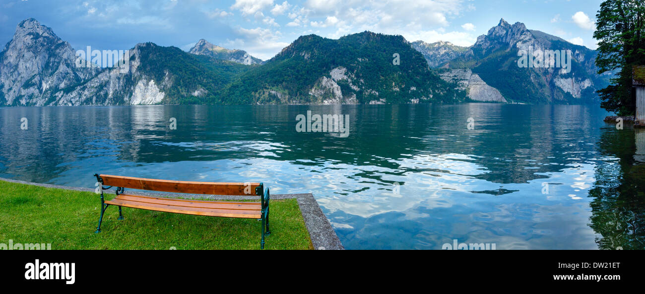 Traunsee Sommer See (Österreich). Stockfoto