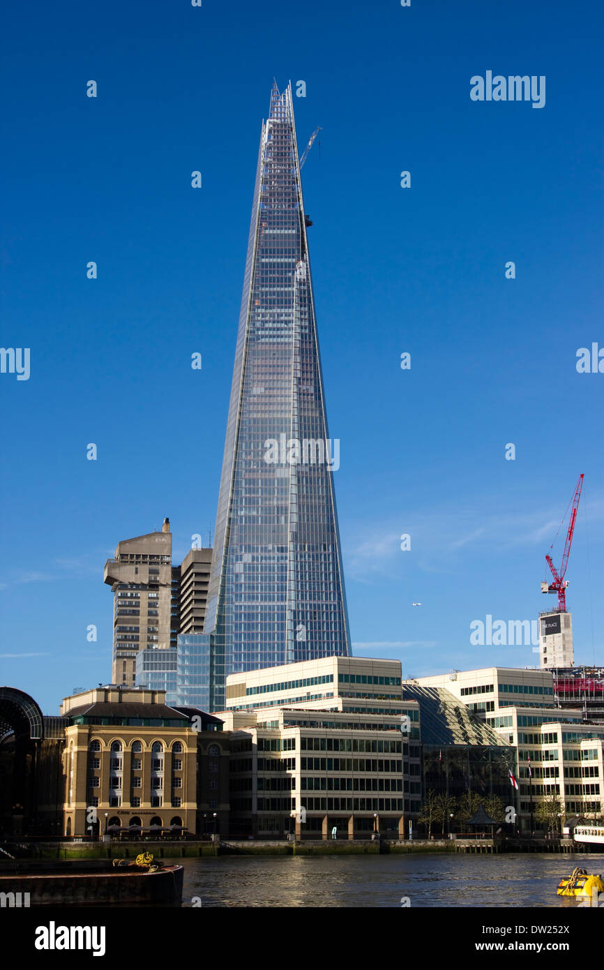 Die Scherbe vom Wasser Lane, London, England, an einem schönen sonnigen Tag gesehen. Stockfoto