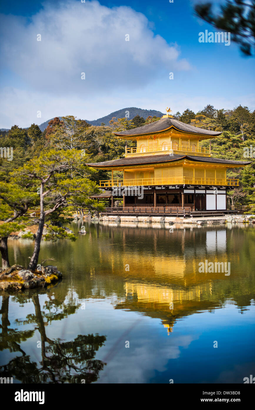 Ginkaku-Ji Tempel des goldenen Pavillons in Kyoto, Japan. Stockfoto