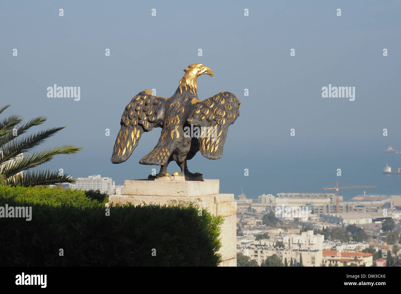 die Bahai-Gärten Haifa zum UNESCO-Weltkulturerbe Stockfoto