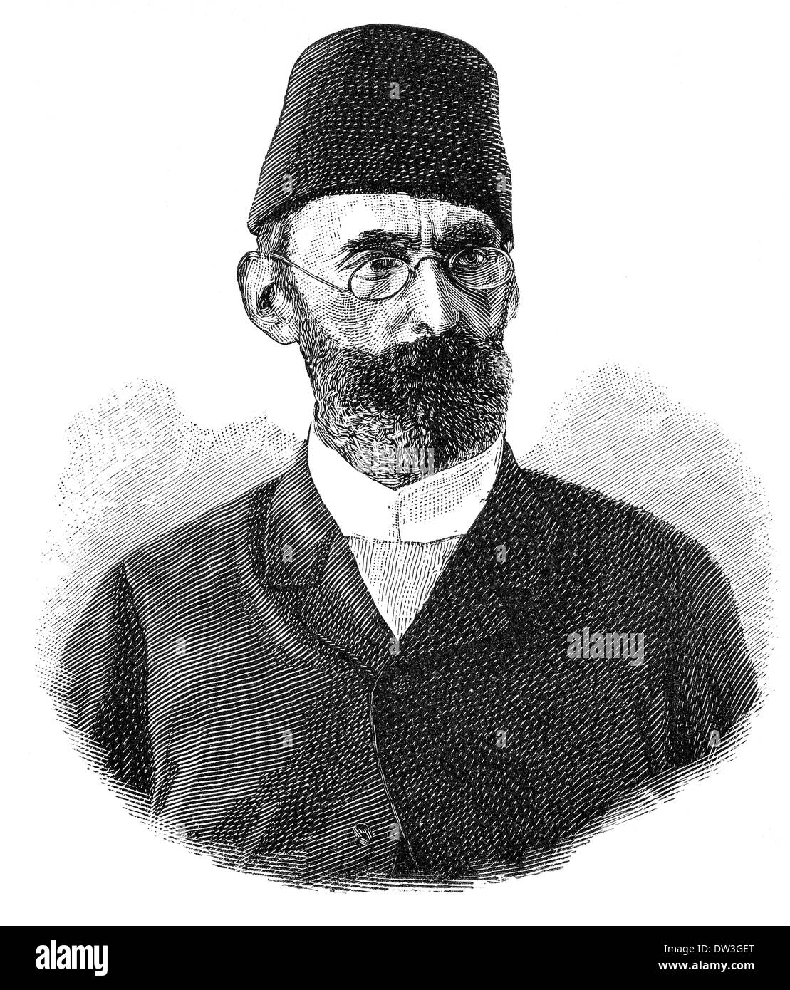 Mehmed Emin Pascha oder Eduard Carl Oscar Theodor Schnitzer, 1840-1892, Arzt, Naturforscher und Gouverneur des ägyptischen pro Stockfoto