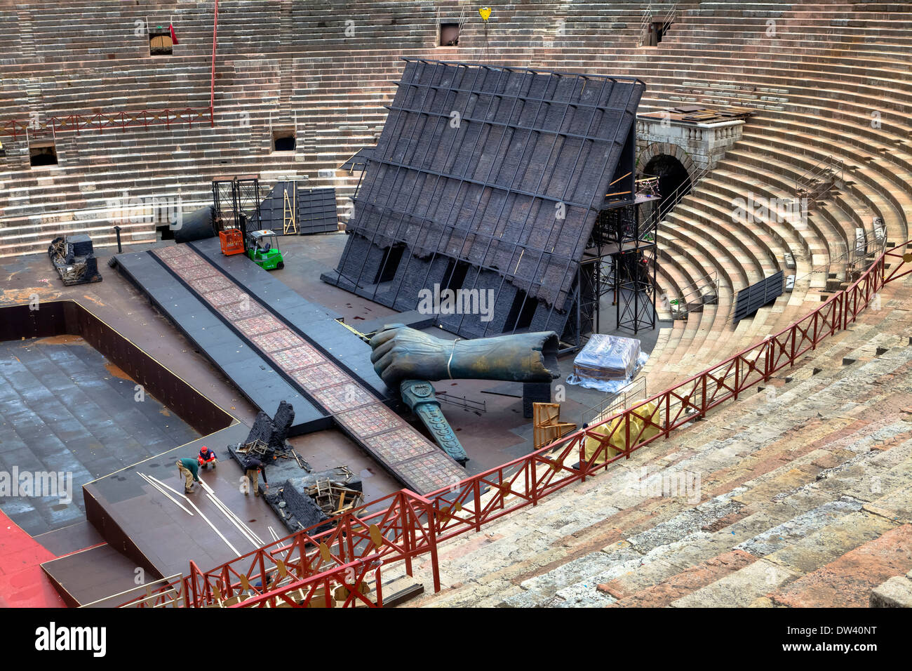 Arena von Verona, Verona Stockfoto