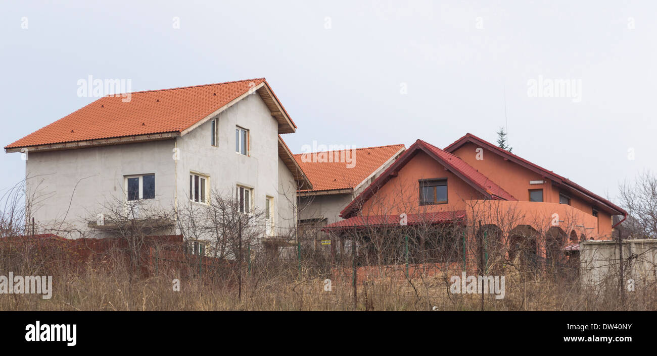 Wohngebiet in Bukarest, Rumänien Stockfoto