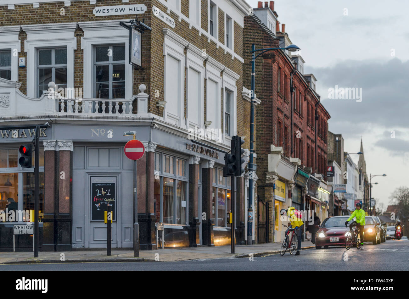 Crystal Palace-Dreieck, gesehen von Gipsy Hill, London, UK Stockfoto