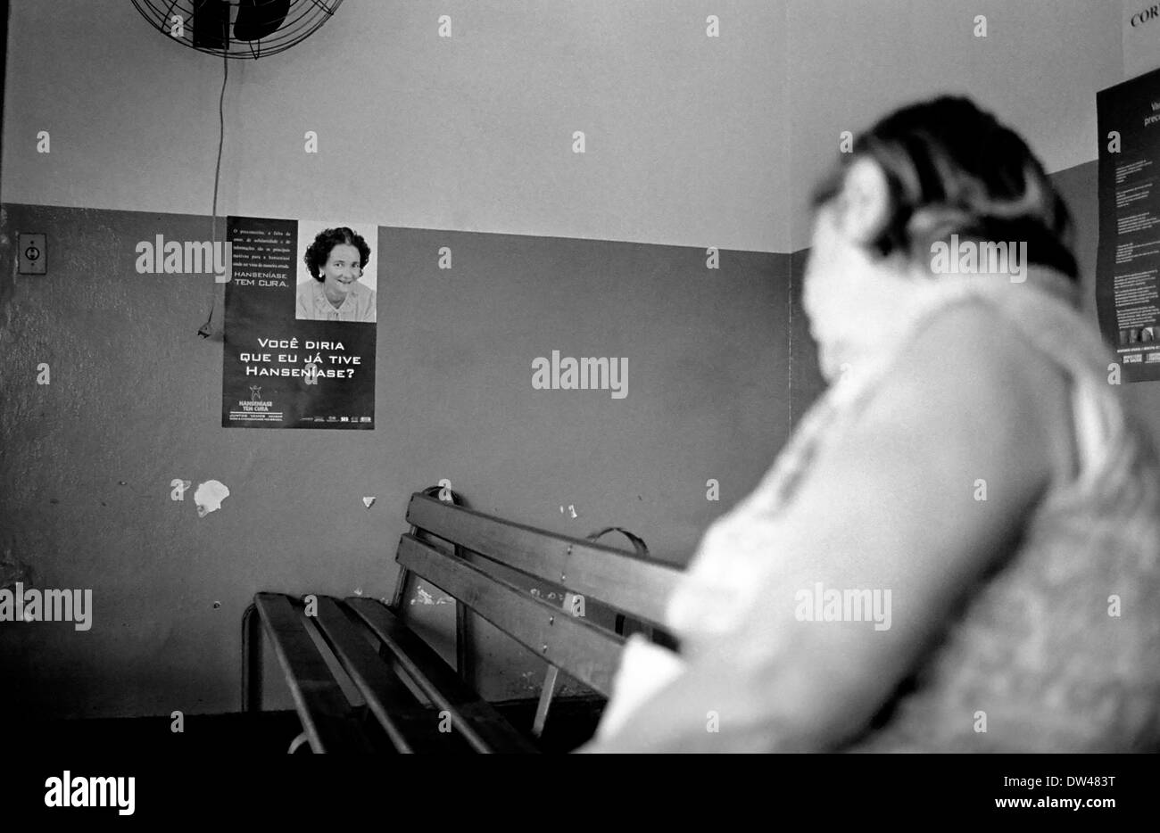 In Brasilien gibt es ein Gesetz, das es nicht erlaubt die offiziell das Wort "Lepra" nutzen.  Die Krankheit wird als "Hanseniase" bezeichnet. Stockfoto
