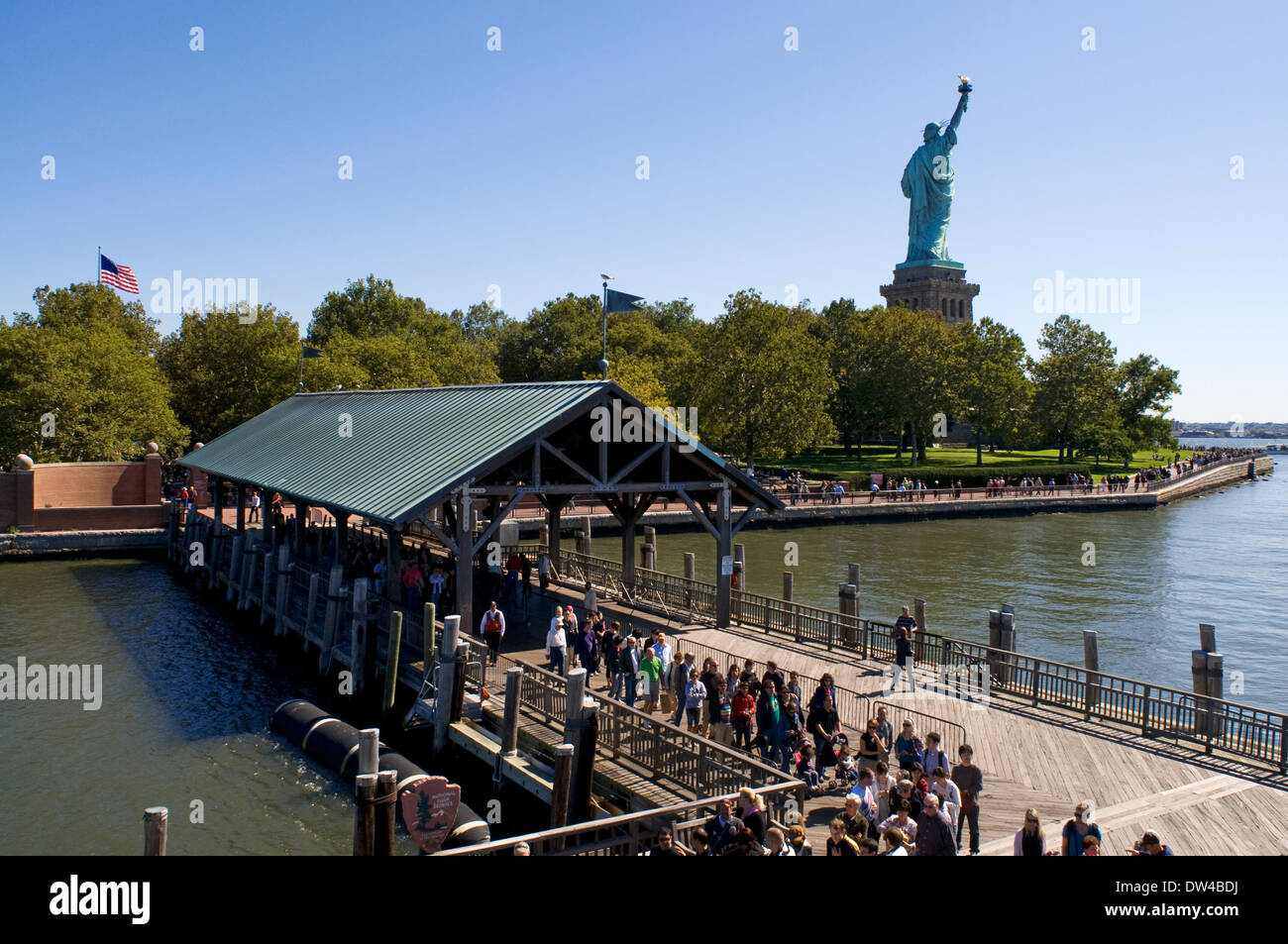 Ellis Island. Diese Insel war das wichtigste Tor zum alle Einwanderer in New York von 1892 bis 1954. Zur Zeit Stockfoto