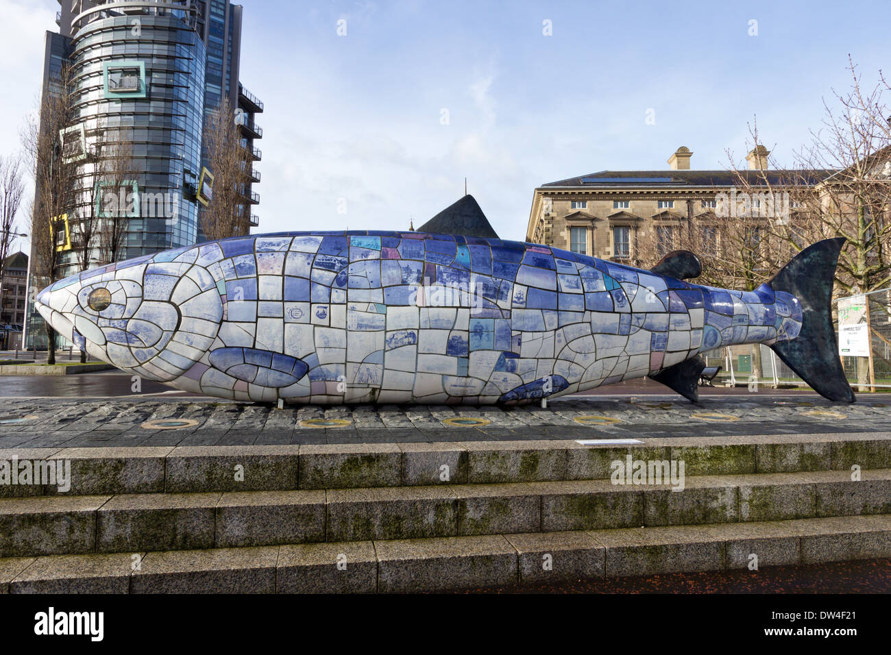 Die großen Fische in Belfast, Nordirland Stockfoto