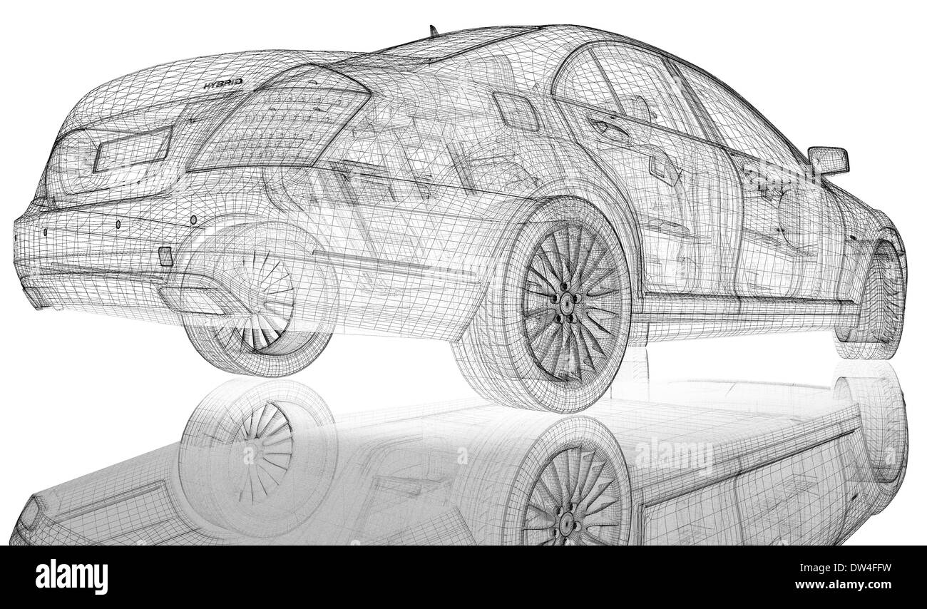 Car 3d model body structure -Fotos und -Bildmaterial in hoher Auflösung ...