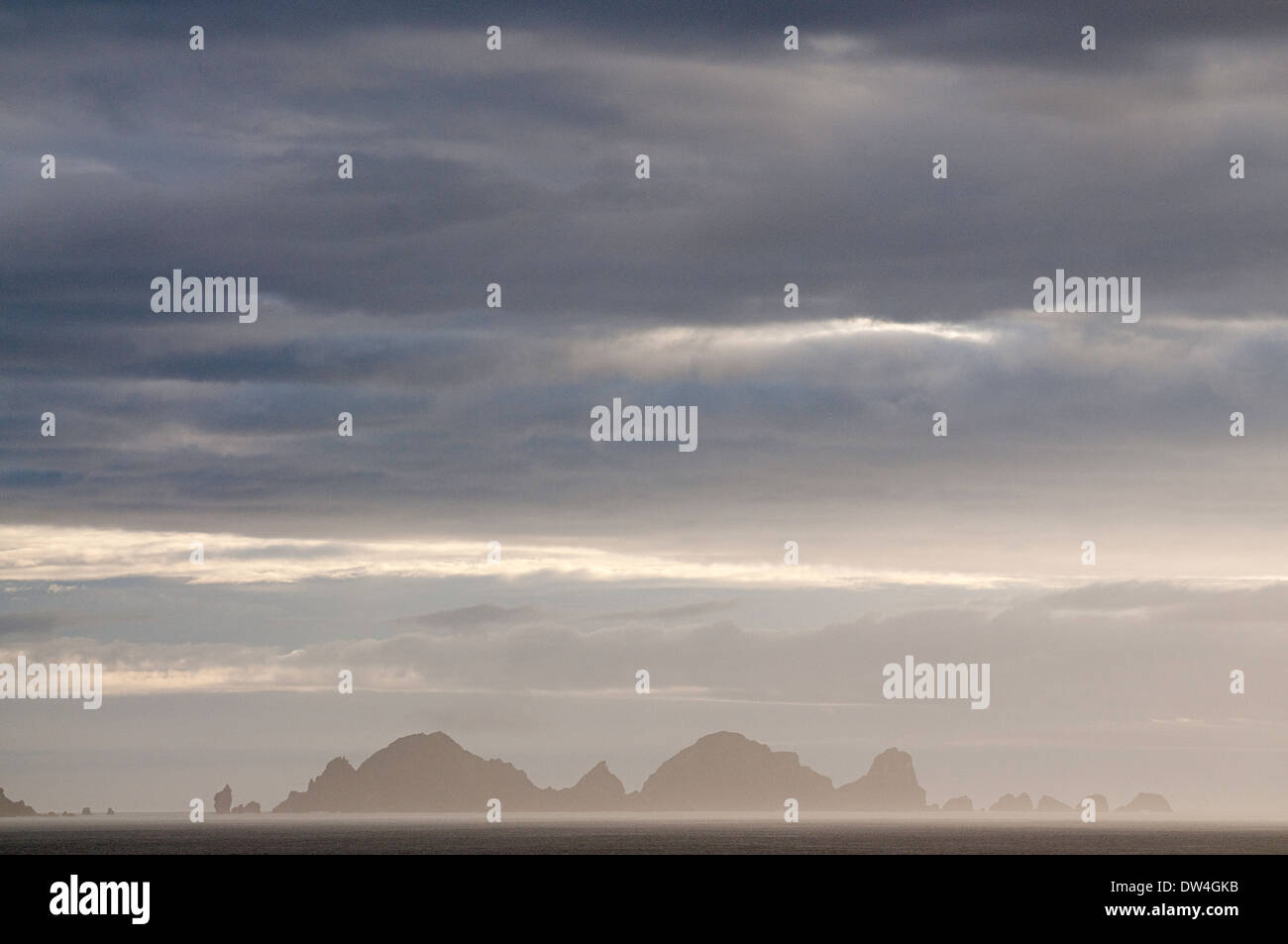 Annäherung an Kap Hoorn auf Hornos Island, Feuerland, Chile, Südamerika Stockfoto