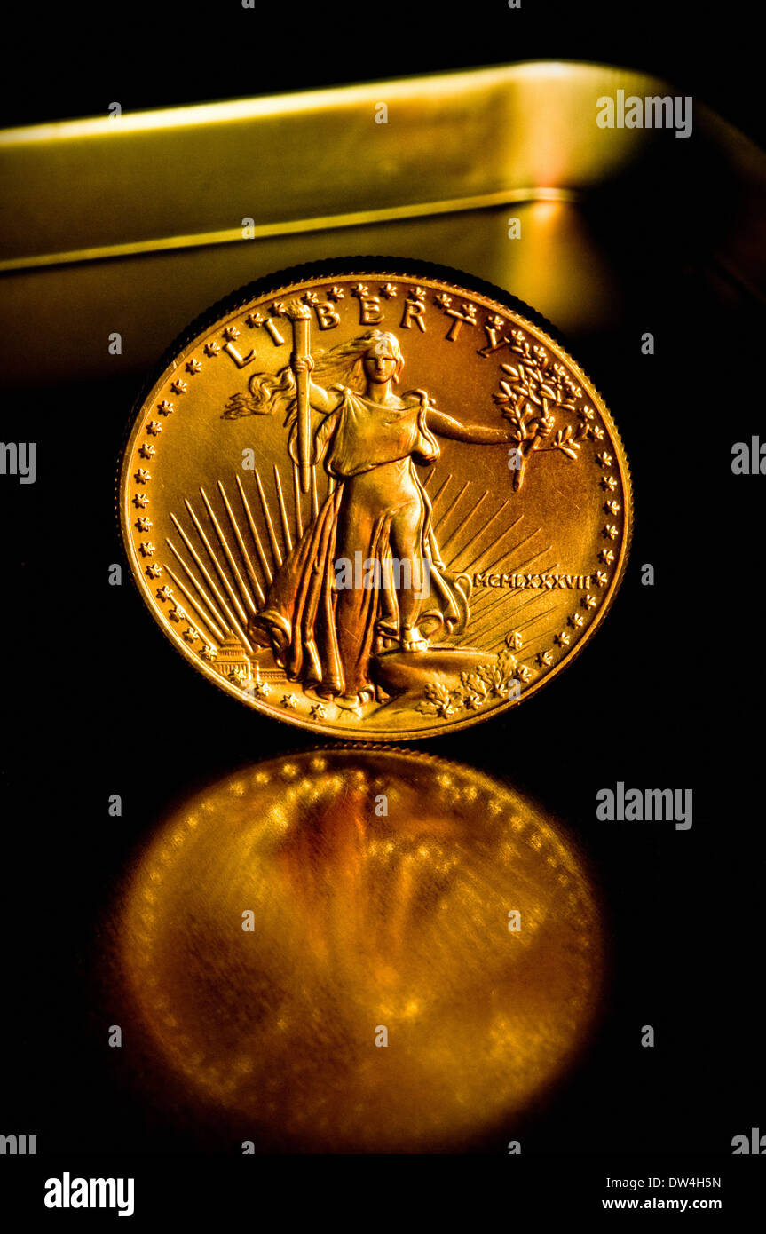 American LIberty gold bullion Stockfoto