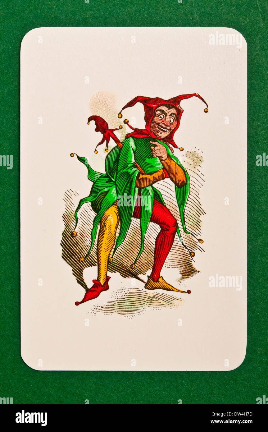 Jolly Joker Karte Stockfotografie Alamy