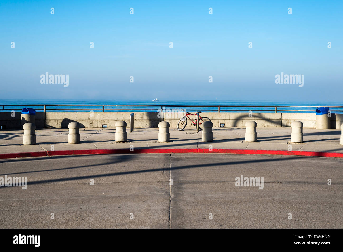 Pacific Beach Boardwalk. San Diego, California, Vereinigte Staaten von Amerika. Stockfoto