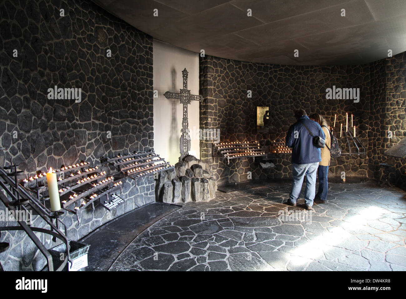 Die Votiv-Kapelle des Klosters Kreuzberg. Es ist ein Franziskanerkloster in der Nähe der Stadt Bischofsheim an der Rhön. Foto: Klaus Nowottnick Datum: 9. Oktober 2012 Stockfoto