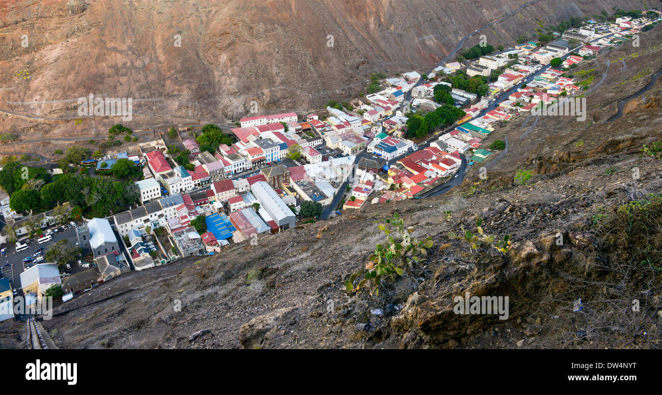 Jamestown ist die Hauptstadt der Insel St. Helena im ...