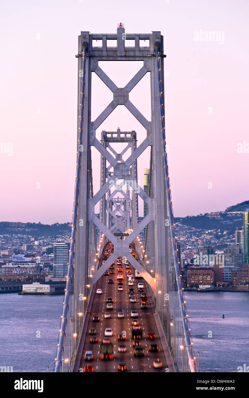 San Francisco Bay Bridge Stockfoto