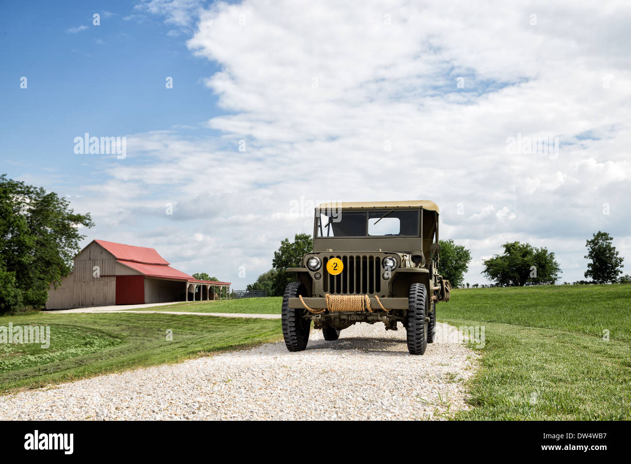 1942 WIllys MB Jeep Stockfoto