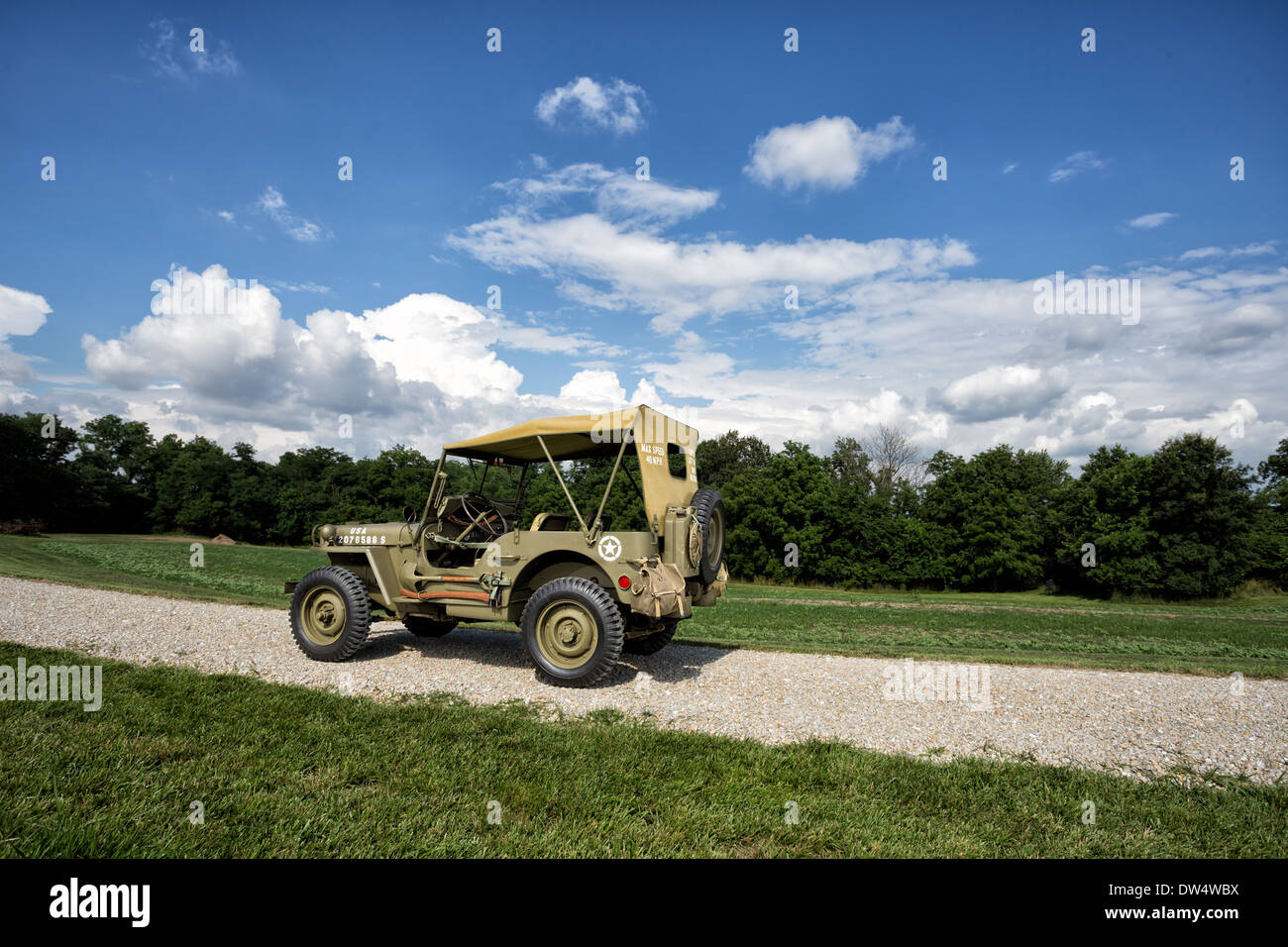 1942 Willys MB Jeep Stockfoto