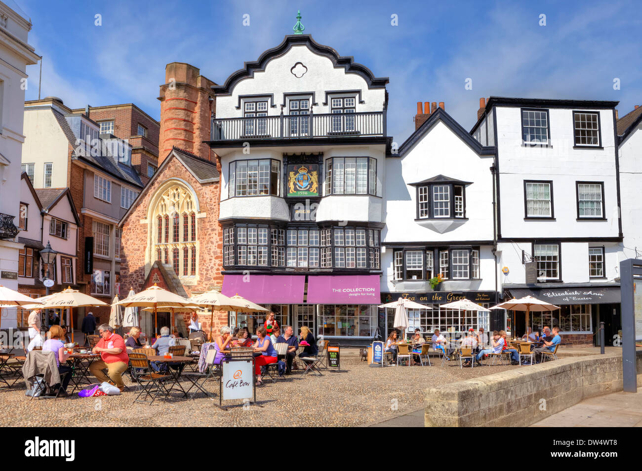Kathedrale nahe Exeter Devon Stockfoto