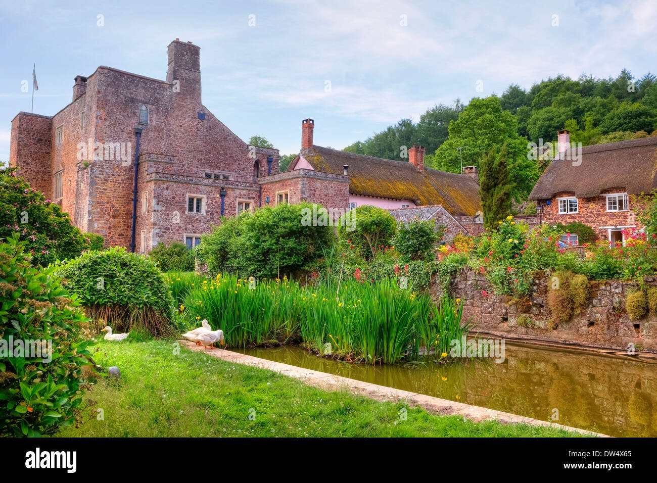 Bickleigh Schloß Devon England Stockfoto