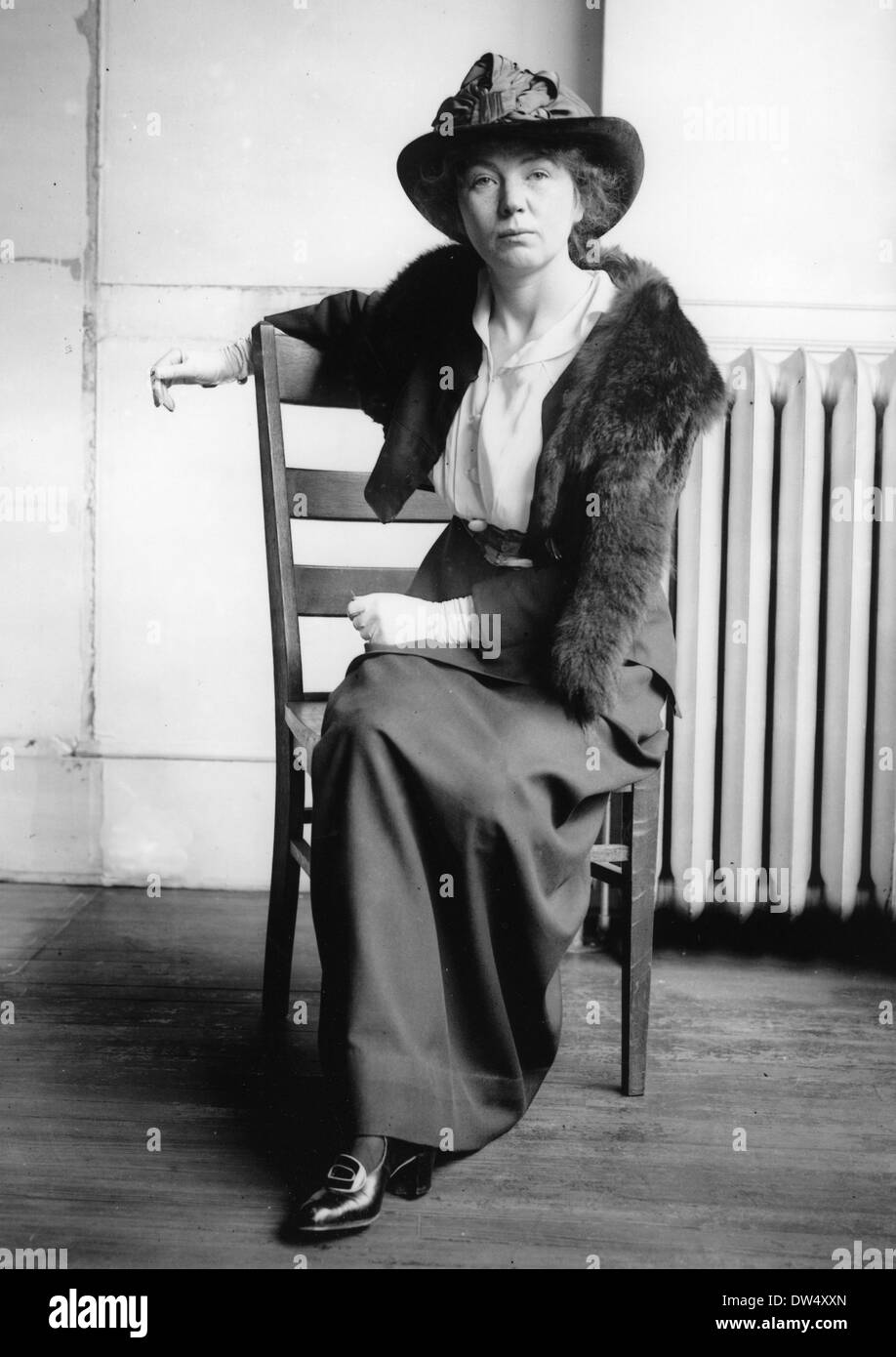 CHRISTABEL PANKHURST (1880-1958) englischen Suffragetten in New York im Jahre 1921 Stockfoto